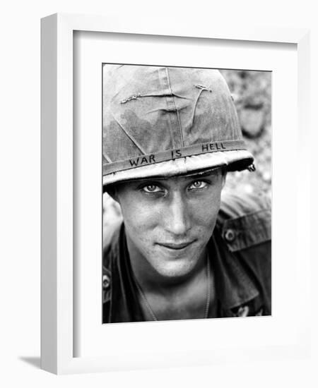 Vietnam US War is Hell-Horst Faas-Framed Photographic Print