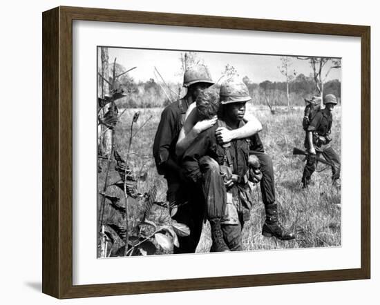 Vietnam War 1967-Horst Faas-Framed Premium Photographic Print