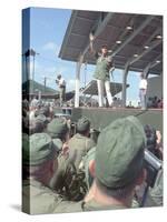 Vietnam War Bob Hope USO-Henri Huet-Stretched Canvas