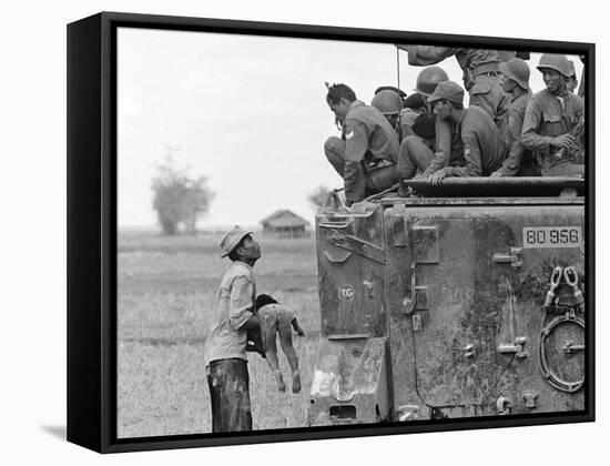 Vietnam War Child Killed-Horst Faas-Framed Stretched Canvas
