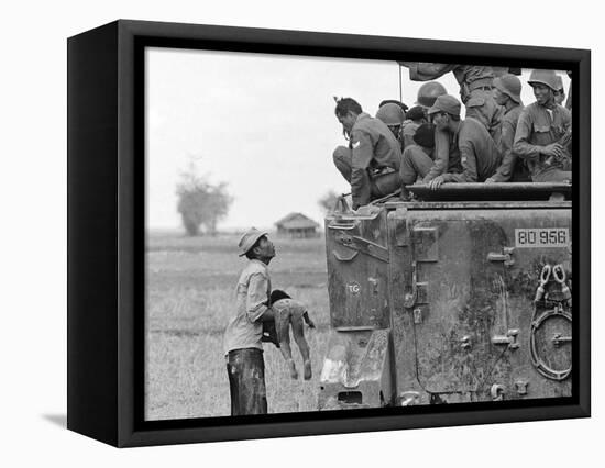 Vietnam War Child Killed-Horst Faas-Framed Stretched Canvas