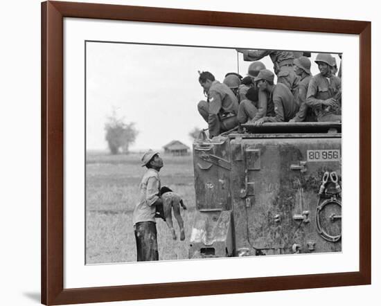 Vietnam War Child Killed-Horst Faas-Framed Photographic Print