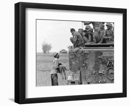 Vietnam War Child Killed-Horst Faas-Framed Photographic Print