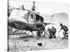 Vietnam War Hamburger Hill US Wounded-Associated Press-Stretched Canvas