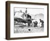 Vietnam War Hamburger Hill US Wounded-Associated Press-Framed Photographic Print