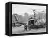 Vietnam War Helicopter Landing-Horst Faas-Framed Stretched Canvas