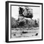 Vietnam War Helicopter Landing-Horst Faas-Framed Photographic Print