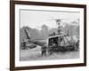 Vietnam War Helicopter Landing-Horst Faas-Framed Photographic Print