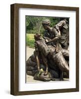 Vietnam War Memorial, Washington D.C., United States of America, North America-Harding Robert-Framed Photographic Print