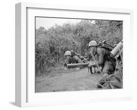 Vietnam War Operation Prairie-Horst Faas-Framed Premium Photographic Print