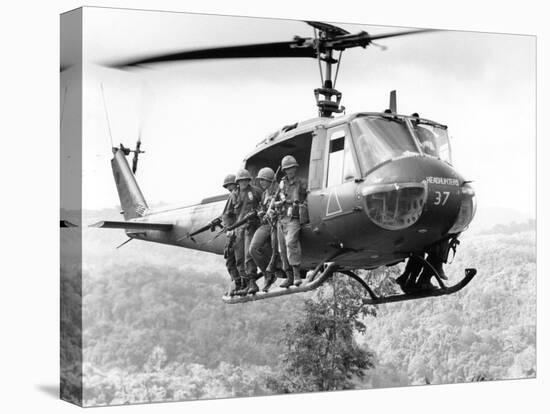 Vietnam War Operation Thayer II-Henri Huet-Stretched Canvas