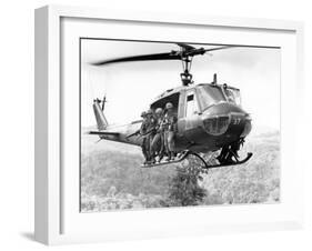 Vietnam War Operation Thayer II-Henri Huet-Framed Premium Photographic Print
