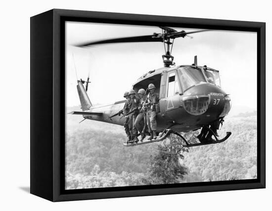 Vietnam War Operation Thayer II-Henri Huet-Framed Stretched Canvas