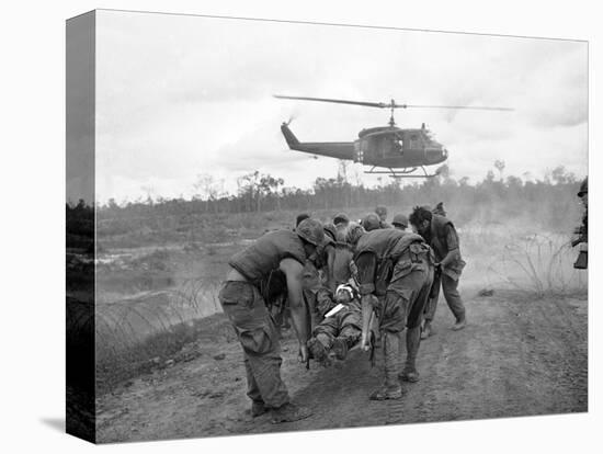 Vietnam War S U.S. Soldiers Wounded-Associated Press-Stretched Canvas