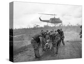 Vietnam War S U.S. Soldiers Wounded-Associated Press-Stretched Canvas