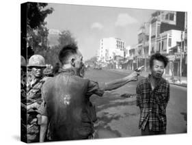 Vietnam War Saigon Execution-Eddie Adams-Stretched Canvas