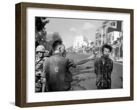 Vietnam War Saigon Execution-Eddie Adams-Framed Premium Photographic Print