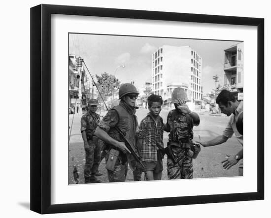 Vietnam War Saigon Execution-Eddie Adams-Framed Premium Photographic Print