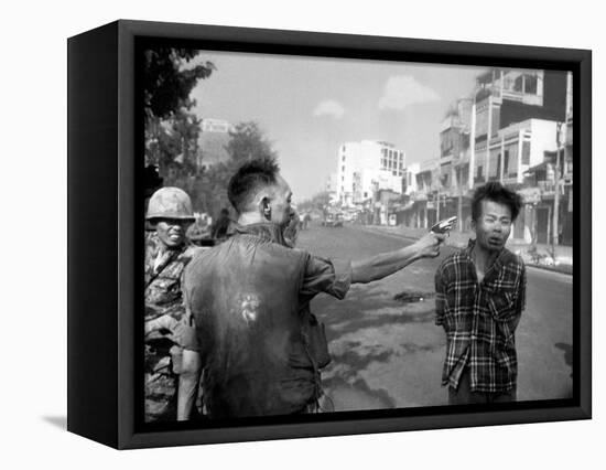 Vietnam War Saigon Execution-Eddie Adams-Framed Stretched Canvas