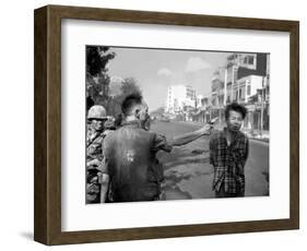 Vietnam War Saigon Execution-Eddie Adams-Framed Photographic Print