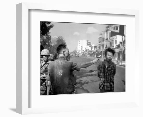 Vietnam War Saigon Execution-Eddie Adams-Framed Photographic Print