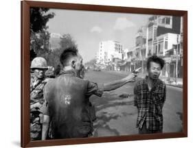 Vietnam War Saigon Execution-Eddie Adams-Framed Photographic Print