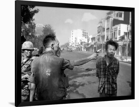 Vietnam War Saigon Execution-Eddie Adams-Framed Photographic Print