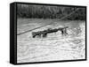 Vietnam War Submerged Gunner-Henri Huet-Framed Stretched Canvas