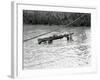 Vietnam War Submerged Gunner-Henri Huet-Framed Photographic Print