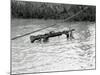 Vietnam War Submerged Gunner-Henri Huet-Mounted Photographic Print