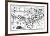 Vietnam War Target Map-Associated Press-Framed Photographic Print