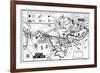 Vietnam War Target Map-Associated Press-Framed Photographic Print