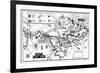 Vietnam War Target Map-Associated Press-Framed Photographic Print