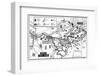 Vietnam War Target Map-Associated Press-Framed Photographic Print