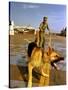 Vietnam War U.S.A.F. Guard Dog-Associated Press-Stretched Canvas