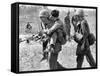 Vietnam War U.S. Aid Enemy Wounded-Horst Faas-Framed Stretched Canvas