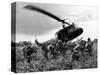 Vietnam War U.S. Army Helicopter-Nick Ut-Stretched Canvas