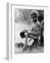 Vietnam War - U.S. Army Wounded-Henri Huet-Framed Photographic Print