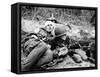 Vietnam War - U.S. Army Zone D-Henri Huet-Framed Stretched Canvas