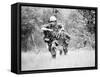 Vietnam War - U.S. Army Zone D-Henri Huet-Framed Stretched Canvas