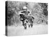 Vietnam War - U.S. Army Zone D-Henri Huet-Stretched Canvas