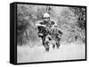 Vietnam War - U.S. Army Zone D-Henri Huet-Framed Stretched Canvas