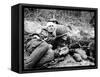 Vietnam War - U.S. Army Zone D-Henri Huet-Framed Stretched Canvas