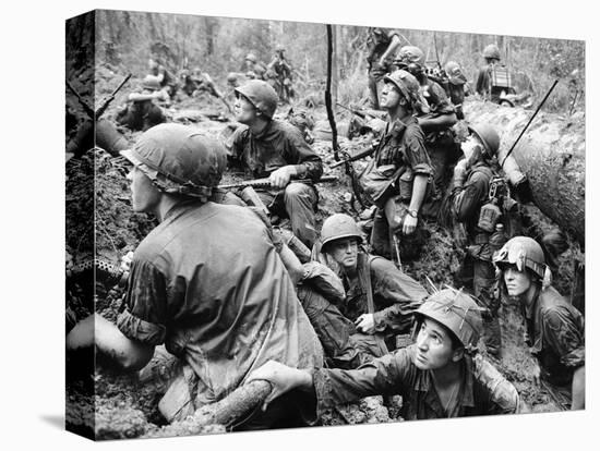 Vietnam War - U.S. Army-Henri Huet-Stretched Canvas