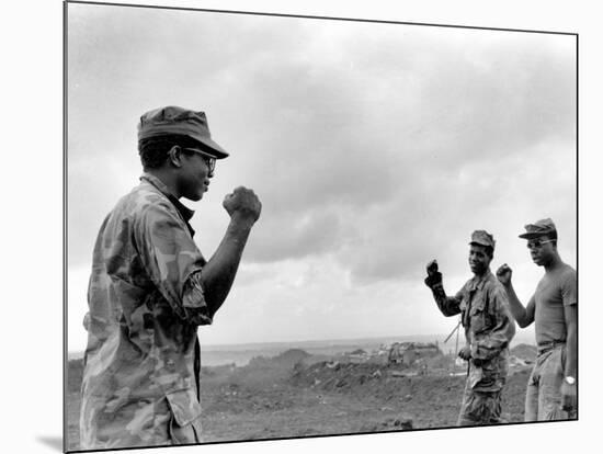 Vietnam War U.S. Black Power-Johner-Mounted Photographic Print