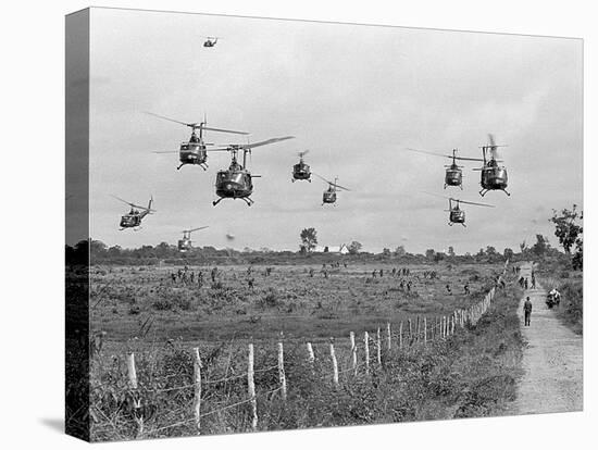 Vietnam War U.S. Ground Troops-Associated Press-Stretched Canvas