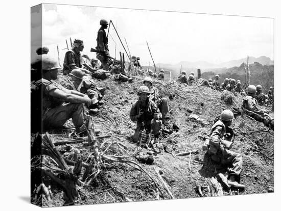 Vietnam War U.S. Hamburger Hill-Associated Press-Stretched Canvas