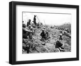 Vietnam War U.S. Hamburger Hill-Associated Press-Framed Photographic Print