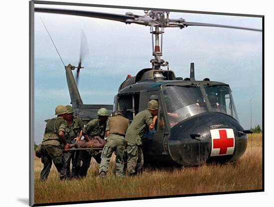 Vietnam War U.S. Helicopter-Associated Press-Mounted Photographic Print