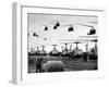 Vietnam War U.S. Helicopters Gas-Henri Huet-Framed Premium Photographic Print